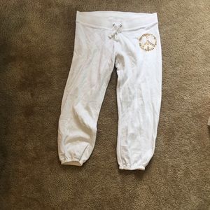 PINK Crop Sweat Pants